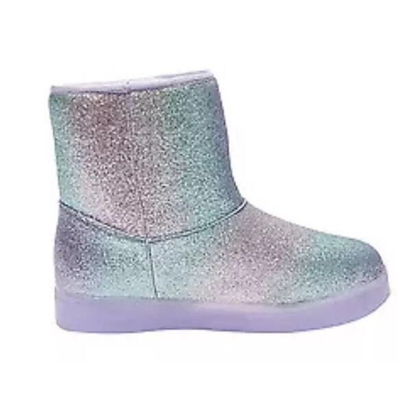 FabKids Light Up Fuzzy Boot size 3 - Picture 4 of 7
